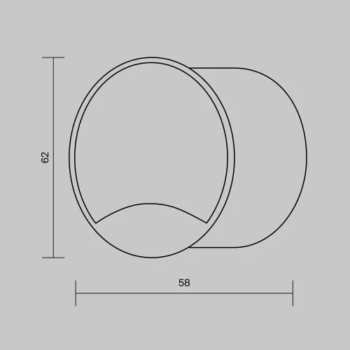 Встраиваемый светильник уличный LED Biscotti O035-L3B3K Maytoni уличный IP65 чёрный на 1 лампу, плафон чёрный в стиле современный LED фото 3