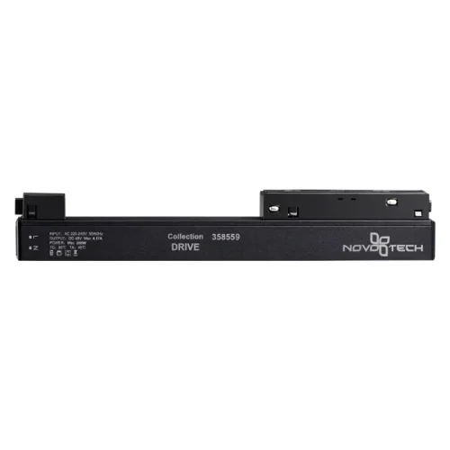 Драйвер для трековой системы 200W Flum 358559 Novotech чёрный в стиле современный хай-тек для светильников серии Flum низковольтная трековая система
