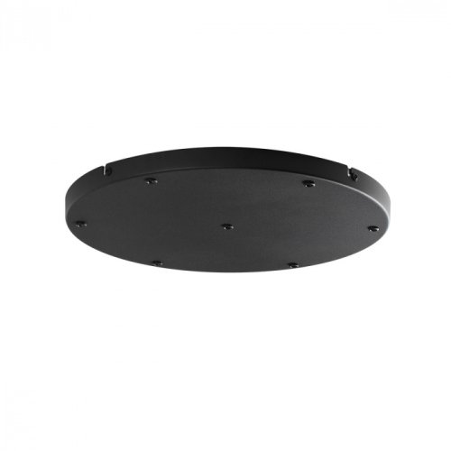Потолочная база для 7 подвесов круглая Ovali, Kerama, Cocoon Base 5053/LB Odeon Light на 1 , основание чёрное в стиле современный 