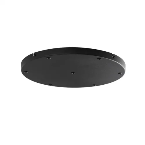 Потолочная база для 7 подвесов круглая Ovali, Kerama, Cocoon Base 5053/LB Odeon Light на 1 , основание чёрное в стиле современный 