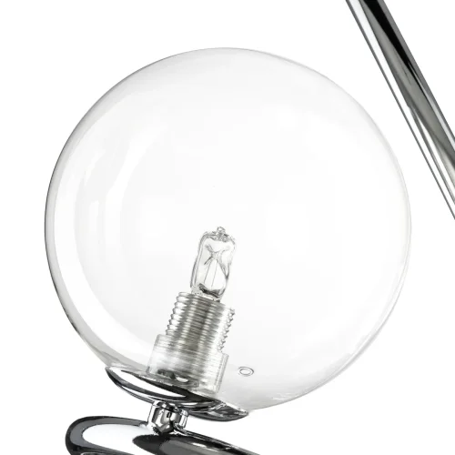 Бра Vansa CL206321 Citilux прозрачный на 2 лампы, основание хром в стиле современный молекула шар фото 6