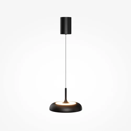 Светильник подвесной LED Gerhard MOD189PL-L30B3K Maytoni чёрный на 1 лампу, основание чёрное в стиле современный фото 3