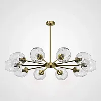 Люстра на штанге MARINE B 10 Gold/Transparent 189688-26 ImperiumLoft прозрачная на 10 ламп, основание золотое в стиле скандинавский Люстра на штанге MARINE B 10 Gold/Transparent 189688-26 ImperiumLoft прозрачная на 10 ламп, основание золотое в стиле скандинавский