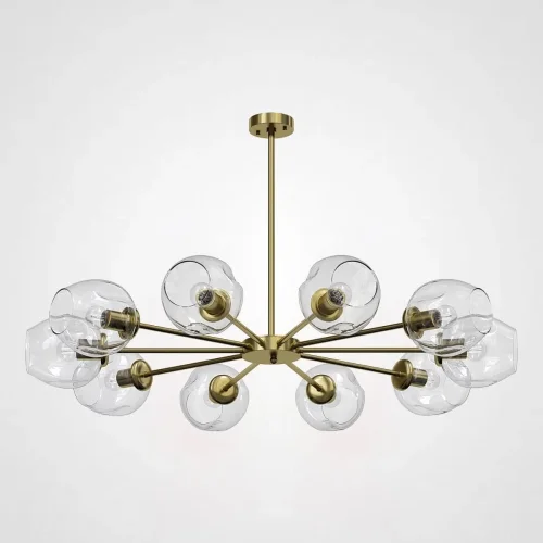 Люстра на штанге MARINE B 12 lamps Gold/Transparent 193759-26 ImperiumLoft прозрачная на 12 ламп, основание золотое в стиле скандинавский Люстра на штанге MARINE B 12 lamps Gold/Transparent 193759-26 ImperiumLoft прозрачная на 12 ламп, основание золотое в стиле скандинавский