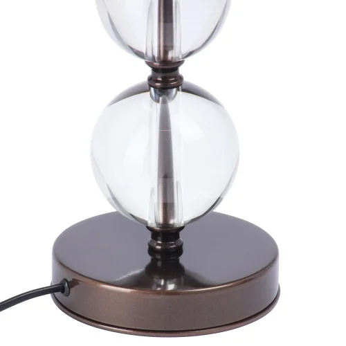 Настольная лампа V2939-7/1L Vitaluce без плафона 1 лампа, основание бронзовое металл в стиле арт-деко  фото 2