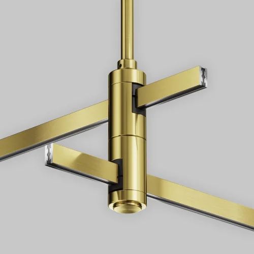 Крепление потолочное Medium двойное 300мм Flarity TRA158C-D1-BS Maytoni латунь в стиле современный хай-тек для светильников серии Magnetic trаck system Flarity flarity магнитная фото 2