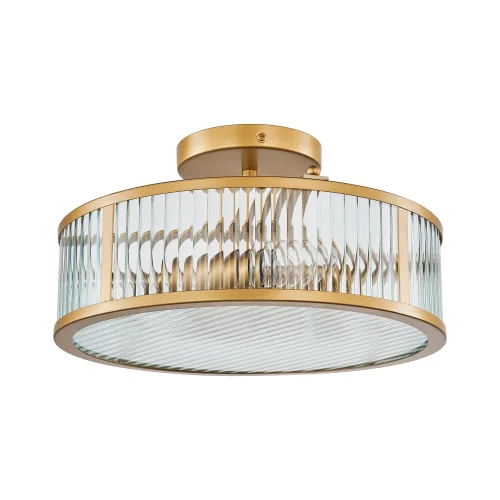 Люстра потолочная Radiales 3099-3C Favourite прозрачная на 3 лампы, основание золотое в стиле классический  фото 2