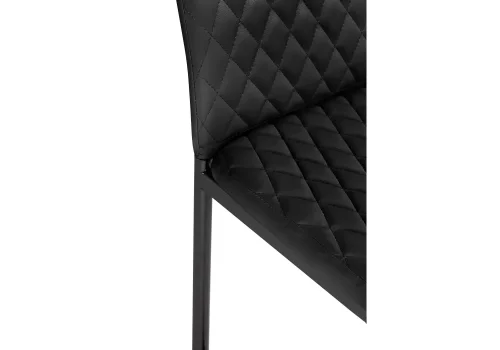 Барный стул Teon black / black 15512 Woodville, чёрный/искусственная кожа, ножки/металл/чёрный, размеры - *1000***410*500 фото 6