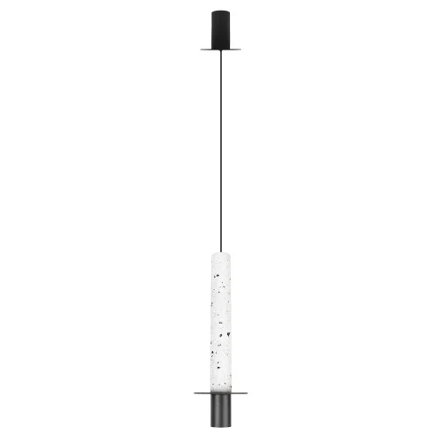 Светильник подвесной LED Lava 10361B LOFT IT белый на 1 лампу, основание чёрное в стиле современный 