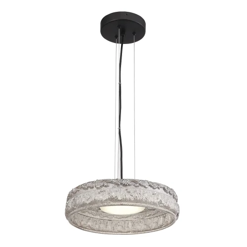 Светильник подвесной LED Antike SL6143.423.01 ST-Luce янтарный на 1 лампу, основание чёрное в стиле современный 