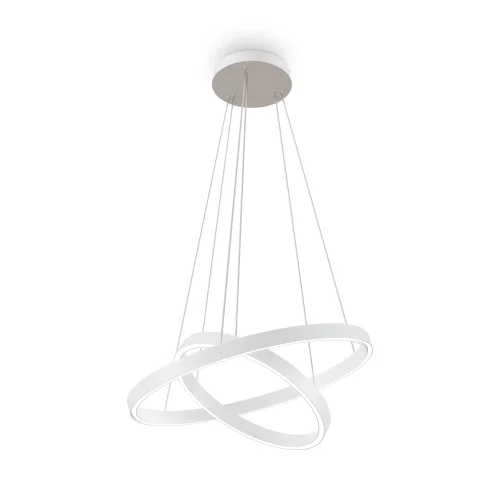 Светильник подвесной LED Rim MOD058PL-L55WK Maytoni белый 1 лампа, основание белое в стиле современный хай-тек минимализм кольца
