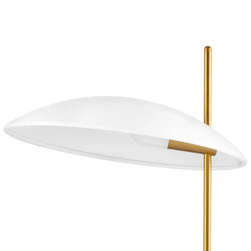 Настольная лампа LED Marmara 801916 Lightstar белая 1 лампа, основание золотое белое мрамор металл в стиле арт-деко  фото 7