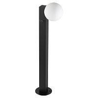 Парковый светильник Viva 7124/1G Odeon Light уличный IP65 чёрный на 1 лампу, плафон белый в стиле современный хай-тек G9