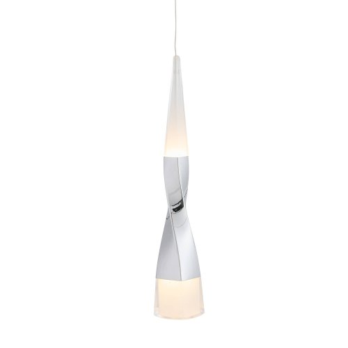 Светильник подвесной LED Bochie SL405.103.01 ST-Luce белый хром 1 лампа, основание хром в стиле современный  фото 2