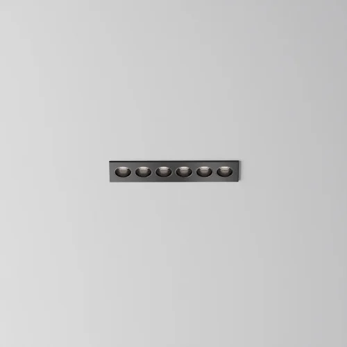 Светильник точечный LED Points 3000-6000К 12Вт 36° DL065-12W3-6K-B Maytoni чёрный на 1 лампу, основание чёрное в стиле хай-тек современный прямоугольный