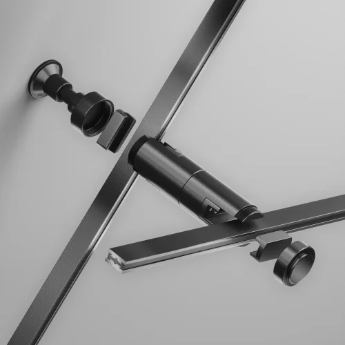 Крепление настенное Wall двойное Magnetic trаck system Flarity TRA155CW-D1-B Maytoni чёрный в стиле для светильников серии Magnetic trаck system Flarity flarity магнитная фото 4