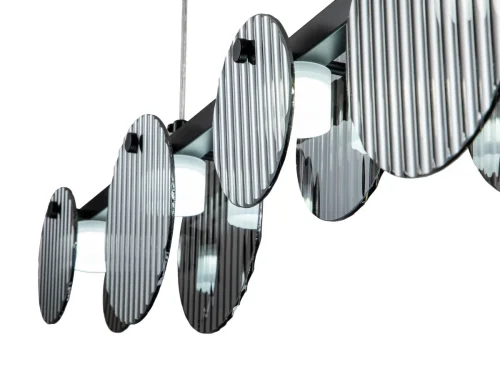 Светильник подвесной LED с пультом Relux 4008/02/05PL Stilfort чёрный серый 1 лампа, основание чёрное в стиле современный с пультом фото 7