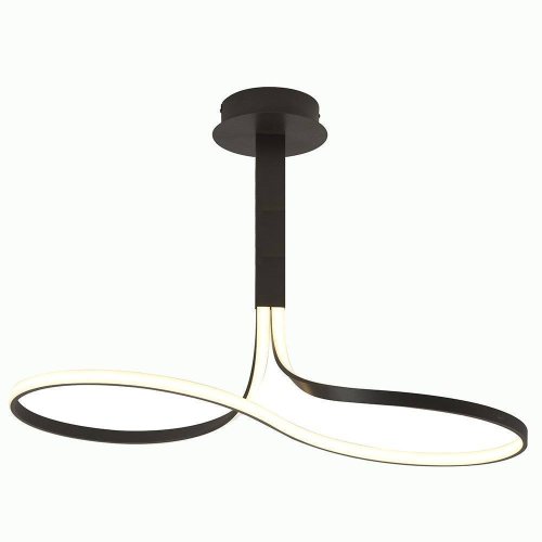 Светильник потолочный LED NUR 5825 Mantra коричневый 1 лампа, основание коричневое в стиле модерн 