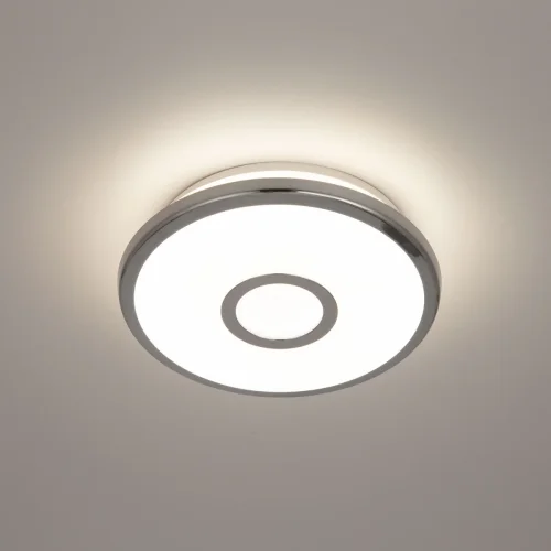 Светильник потолочный LED RGB Старлайт Смарт CL703A10G Citilux белый 1 лампа, основание хром в стиле современный хай-тек  фото 4