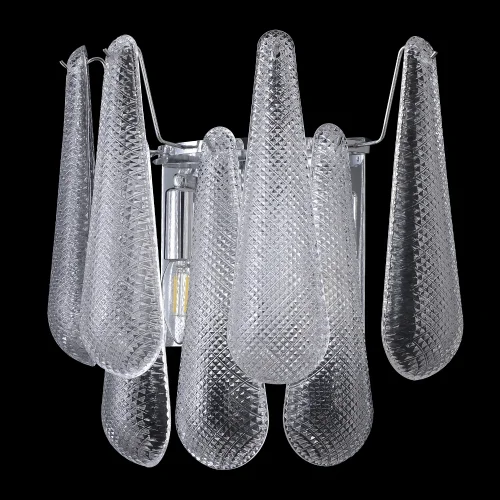 Бра FONTAIN AP2 CHROME Crystal Lux прозрачный на 2 лампы, основание в стиле современный фото 4 Бра FONTAIN AP2 CHROME Crystal Lux прозрачный на 2 лампы, основание в стиле современный фото 4