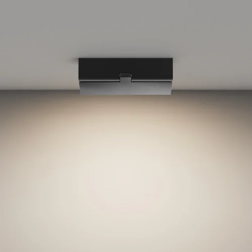 Светильник накладной LED Basis Rot C133CL-12W4K-B Maytoni чёрный на 1 лампу, основание чёрное в стиле современный хай-тек прямоугольный фото 4