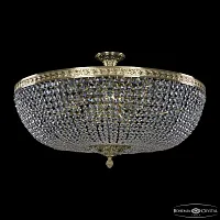 Люстра потолочная 19111/90IV G C1 Bohemia Ivele Crystal прозрачная на 20 ламп, основание золотое в стиле классический sp