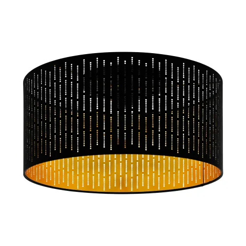 Люстра потолочная Varillas 98311 Eglo золотая чёрная на 1 лампа, основание чёрное в стиле современный 
