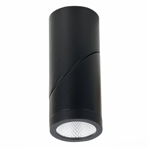 Светильник накладной LED St650 ST650.432.10 ST-Luce чёрный 1 лампа, основание чёрное в стиле хай-тек круглый фото 4