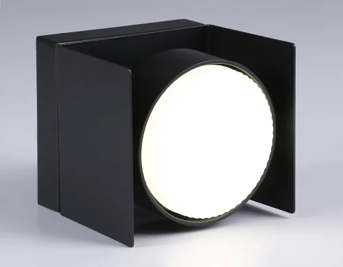 Светильник накладной TN70842 Ambrella light чёрный 1 лампа, основание чёрное в стиле современный хай-тек круглый фото 4