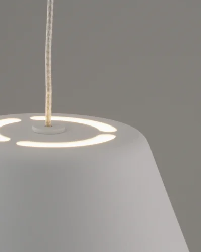 Светильник подвесной LED Atla V10888-PL Moderli белый 1 лампа, основание белое в стиле современный  фото 4