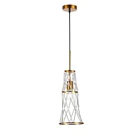 Светильник подвесной Narrio SL1016.203.01 ST-Luce прозрачный 1 лампа, основание золотое в стиле современный 