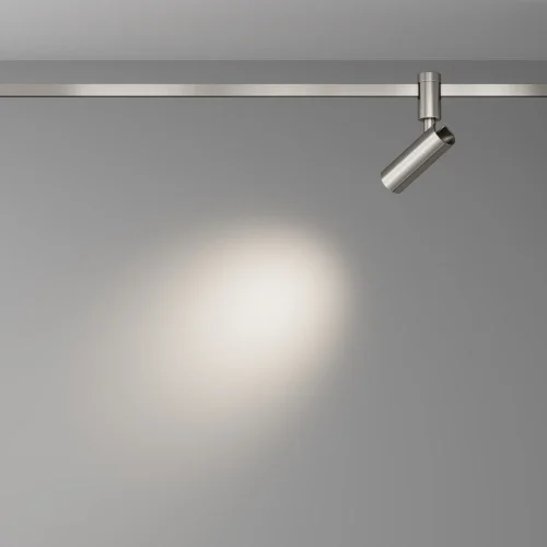 Трековый светильник Focus Led Flarity 4000K 5Вт 60° TR144-1-5W4K-W-PT Maytoni никель для шинопроводов серии Magnetic trаck system Flarity никель фото 4