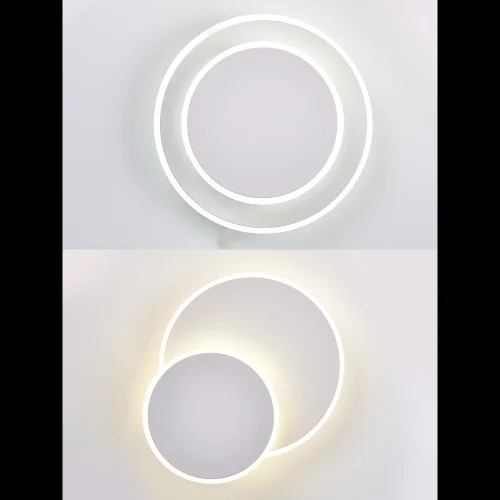 Бра LED LAMPS 81112/1W Natali Kovaltseva белый на 1 лампа, основание белое в стиле хай-тек современный  фото 2