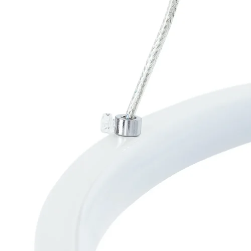 Люстра подвесная LED с пультом Frodo A2197SP-3WH Arte Lamp белая на 1 лампа, основание белое в стиле современный хай-тек с пультом кольца фото 4