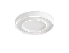 Светильник потолочный LED FL5821 Ambrella light белый 1 лампа, основание белое в стиле современный хай-тек тарелка