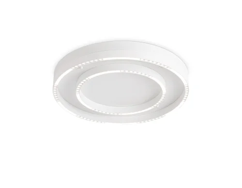 Светильник потолочный LED FL5821 Ambrella light белый 1 лампа, основание белое в стиле современный хай-тек 