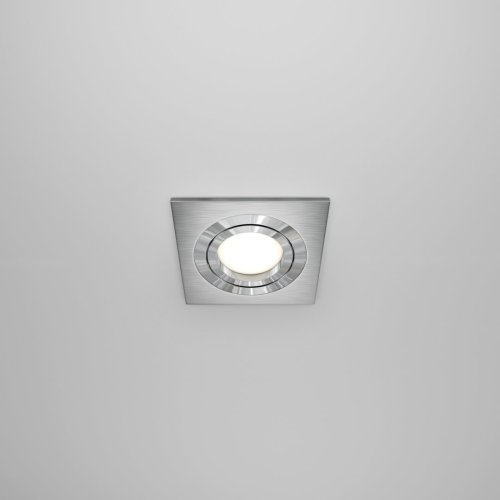 Светильник точечный Atom DL024-2-01S Maytoni серебряный 1 лампа, основание серебряное в стиле модерн  фото 4