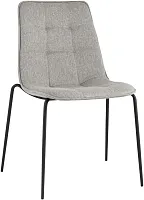 Стул Мелани рогожка серый УТ000025912 Stool Group, серый/рогожка, ножки/металл/чёрный, размеры - *****