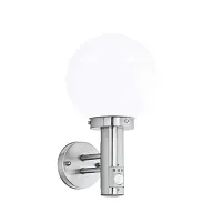 Настенный светильник 27126 NISIA Eglo уличный IP44 серый 1 лампа, плафон белый в стиле современный E27