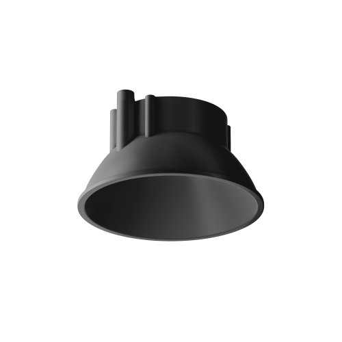 Декоративная черная рамка-отражатель для светильников серии Alfa LED Ring8-10W-RD-B Maytoni чёрный на 1 , основание чёрное в стиле современный хай-тек 