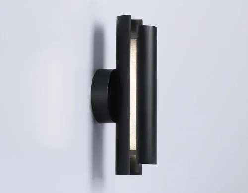 Бра LED Techno family TN71332 Ambrella light чёрный на 1 лампа, основание чёрное в стиле хай-тек современный  фото 3