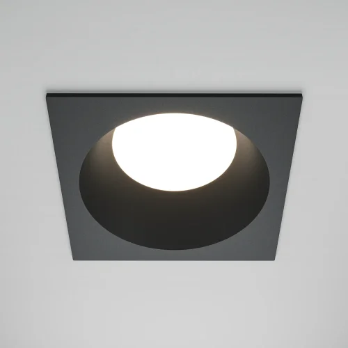 Светильник точечный Share DL126-GX53-SQ-B Maytoni чёрный на 1 лампу, основание чёрное в стиле современный квадратный фото 6