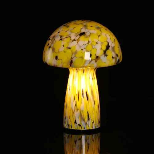 Настольная лампа Крайс 657034401 MW-Light разноцветная жёлтая на 1 лампу, основание разноцветное жёлтое металл в стиле современный арт-деко фото 2