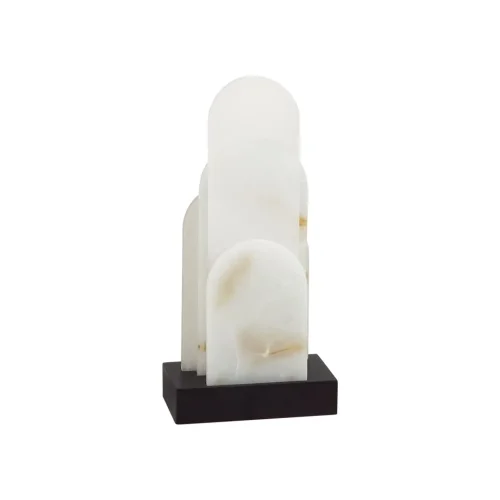 Настольная лампа LED Foros 5438/12TL Odeon Light белая на 1 лампу, основание чёрное металл в стиле минимализм современный 