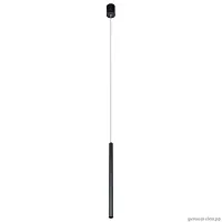 Светильник подвесной LED Metropolis 10334/800 Black LOFT IT чёрный на 1 лампу, основание чёрное в стиле современный хай-тек трубочки