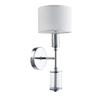 Бра Laciness 2607-1W Favourite белый 1 лампа, основание хром в стиле современный 