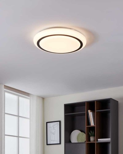 Светильник потолочный LED Capasso 900335 Eglo белый 1 лампа, основание белое в стиле современный  фото 2