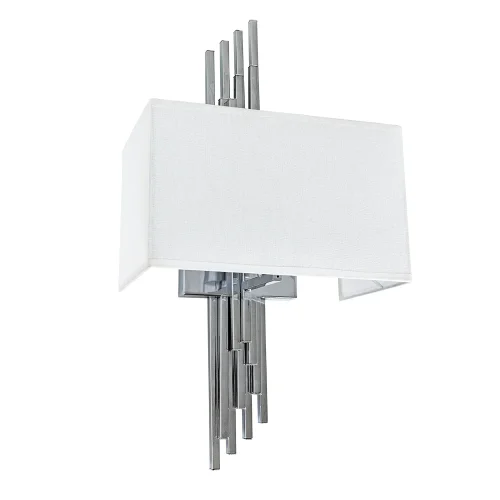 Бра Julietta A5037AP-1CC Arte Lamp белый на 1 лампу, основание хром в стиле современный американский 