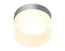 Светильник точечный TN651 Ambrella light белый 1 лампа, основание хром в стиле хай-тек современный 