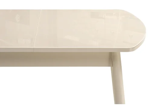 Стеклянный стол Калверт кремовый 551084 Woodville столешница кремовая из стекло лдсп фото 7